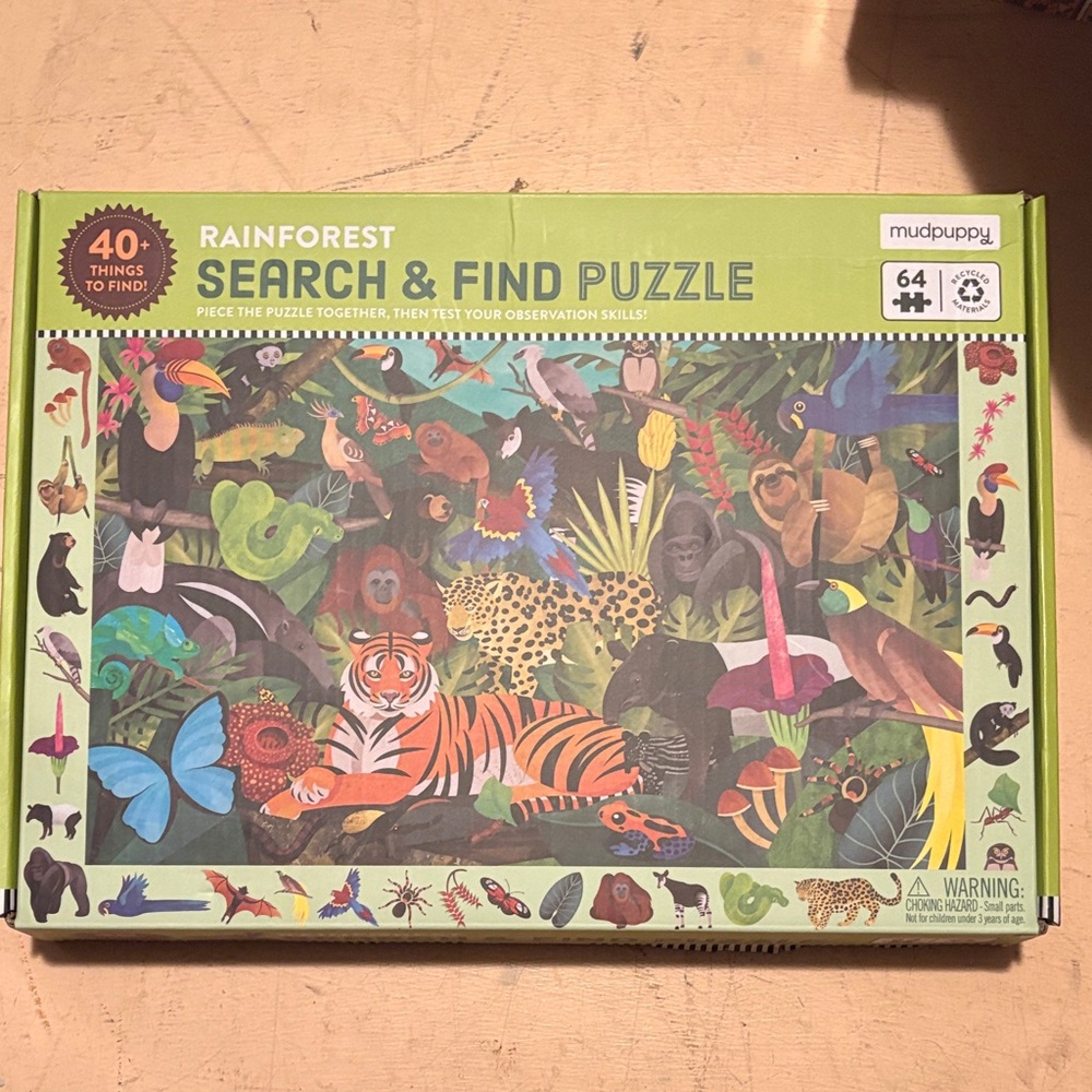 Mudpuppy Rainforest Adventure Puzzle - Multicolor